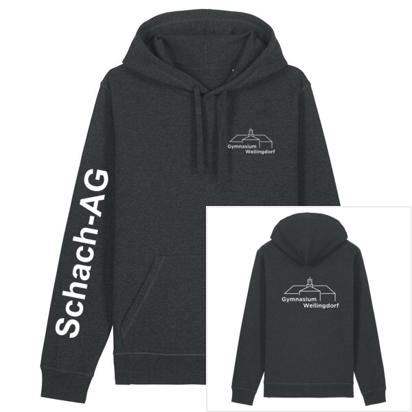 DARK HEATHER GREY - Vorne und Hinten