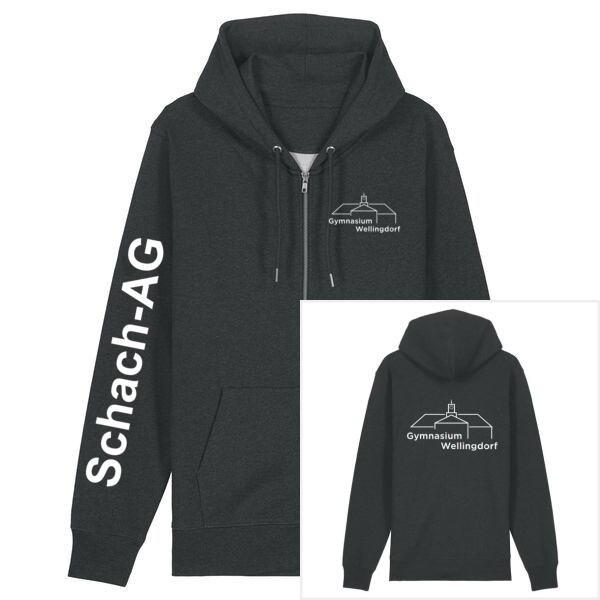 DARK HEATHER GREY - Vorne und Hinten