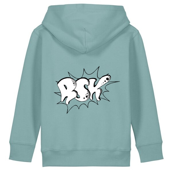 TEAL MONSTERA - Hinten